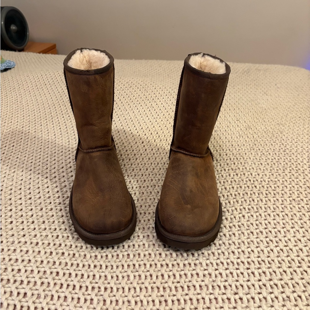 UGG Tan Shearling Boots